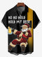 Men's Christmas Funny Graphic Short Sleeve Hawaiian Shirt